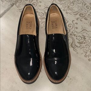 Naturalizer Black Slip-On Loafers